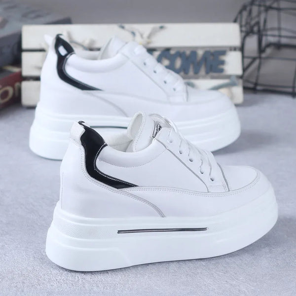 Chunky Platform White Sneakers