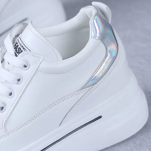 Chunky Platform White Sneakers
