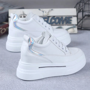 Chunky Platform White Sneakers