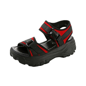 Chunky Red Sandals