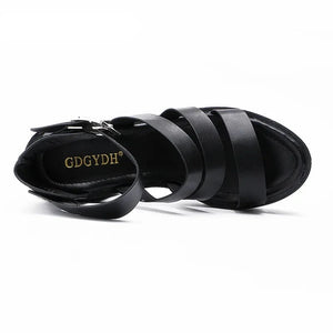 Chunky Sandals Ankle Strap