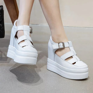 Chunky Sandals Buckle Fashion