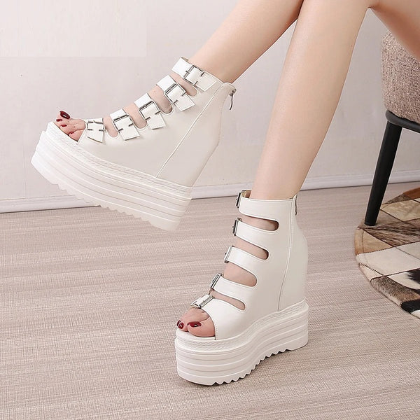 Chunky Sandals Buckle Straps