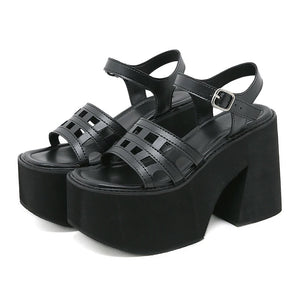 Chunky Sandals Goth