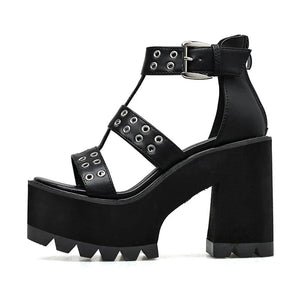 Chunky Sandals Rivet Gladiator