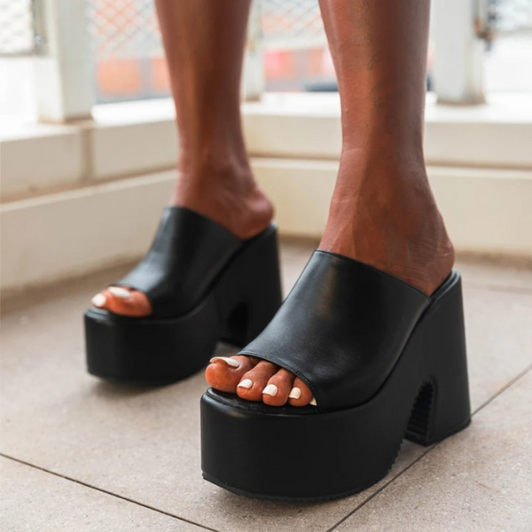 Chunky Sandals Summer Mules
