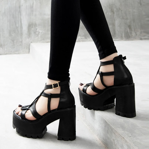 Chunky Sandals Thick Bottom