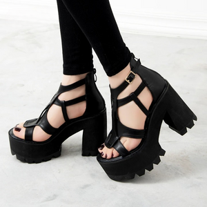Chunky Sandals Thick Bottom