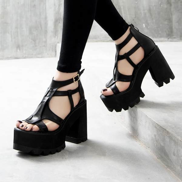 Chunky Sandals Thick Bottom