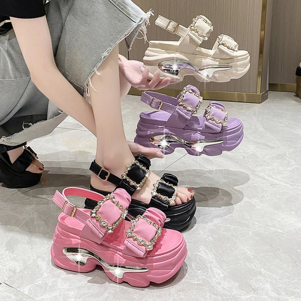 Chunky Sandals Womens