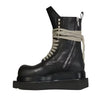 Chunky Sole Black Boots Men