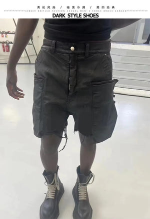 Chunky Sole Black Boots Men