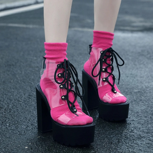 Chunky Transparent Sandal