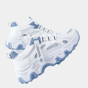 Chunky Weiße Plateau-Sneaker