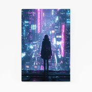Cityscape Gazer Cyberpunk Art