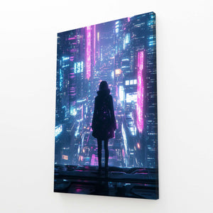 Cityscape Gazer Cyberpunk Art | CYBER TECHWEAR®