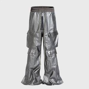 Coated Cyberpunk Pants Futurist