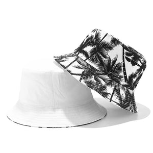 coconut tree Bucket Hats
