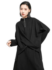 Collared Sweatshirt Womens