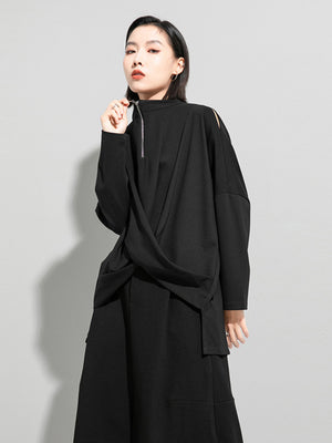 Collared Sweatshirt Womens