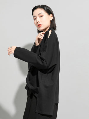 Collared Sweatshirt Womens
