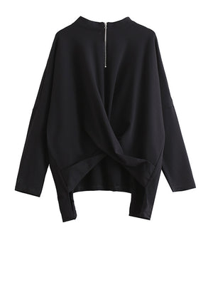 Collared Sweatshirt Womens