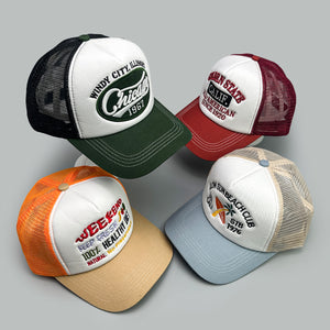 Color Block Breathable Y2K Cap