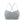Haze blue sports bra shown at an angle from the front, the cups shaped under the white trim