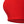 Close-up of a red cup from the side, the smooth nylon knit curving under the white trim