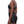 Side view on the model, the black body edged in white and the thin strap running over the shoulder