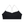 Black colourway laid flat from the front, the white trim outlining the neckline and the straps