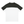 White with Dark Gray color block t-shirt laid flat from the back, wide dark yoke across the shoulders