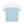 Light Blue with White color block t-shirt laid flat from the back, white upper back and sleeves