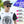 Color Block Simple Y2K Cap