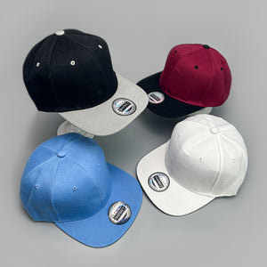 Color Block Simple Y2K Cap