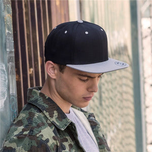 Color Block Simple Y2K Cap
