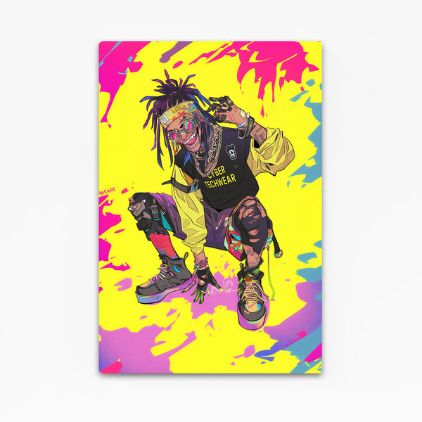 Color Explosion Cyberpunk Art | CYBER TECHWEAR®