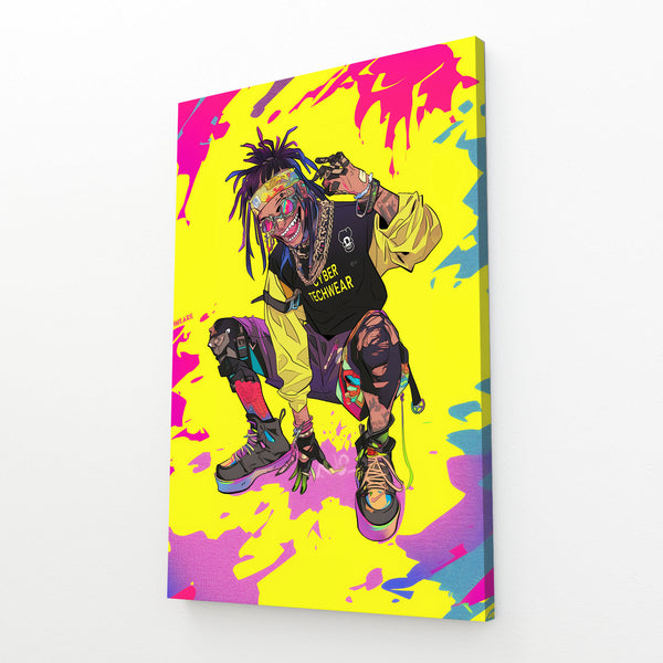 Color Explosion Cyberpunk Art | CYBER TECHWEAR®