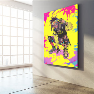 Color Explosion Cyberpunk Art | CYBER TECHWEAR®