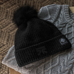 Columbia pom-pom beanie Black