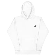 Bequemer Bestickter Weißer Hoodie