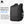 Black nylon commuter backpack with a padded back panel and a top grab handle