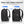 Black nylon commuter backpack with a padded back panel and a top grab handle