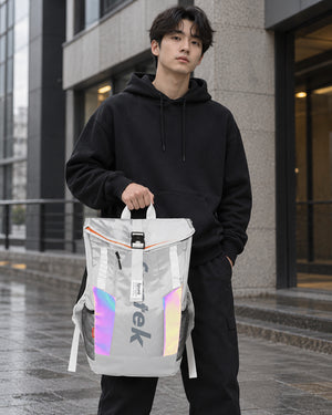 Compact techwear backpack under 20 litres with a laptop compartment