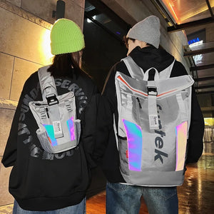 Compact techwear backpack under 20 litres with a laptop compartment