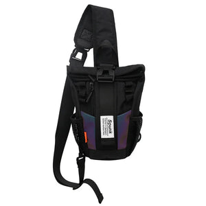 Compact techwear backpack under 20 litres with a laptop compartment