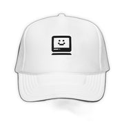 Computer Trucker Cap Weiß