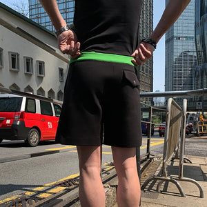 Contrast Color Casual Shorts