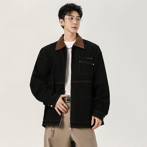 Contrast Color Y2K Jacket