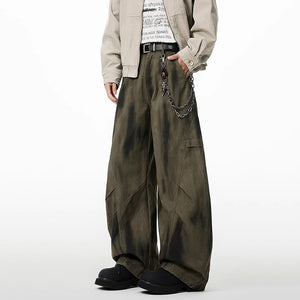 Contrast Color Y2K Jeans